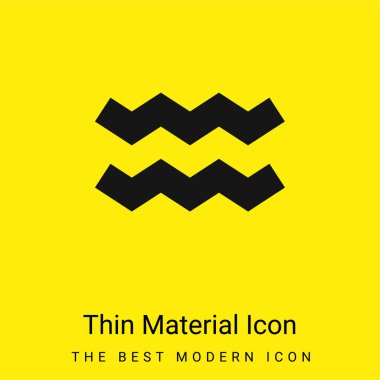 Kova, en az parlak sarı madde simgesi