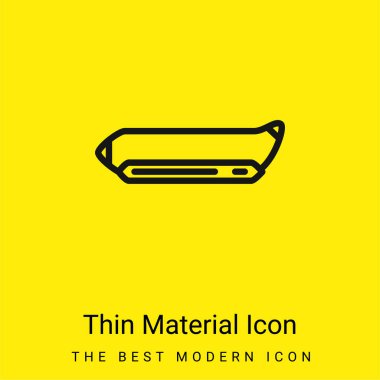 Muz teknesi en az sarı madde simgesi