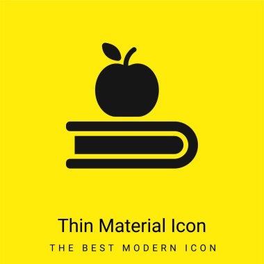Kitap ve Elma en az sarı malzeme simgesi