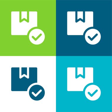 Kutu Düzlüğü 4 renk en küçük simge kümesi