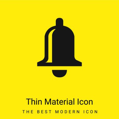 Zil en düşük düzeyde parlak sarı madde simgesi