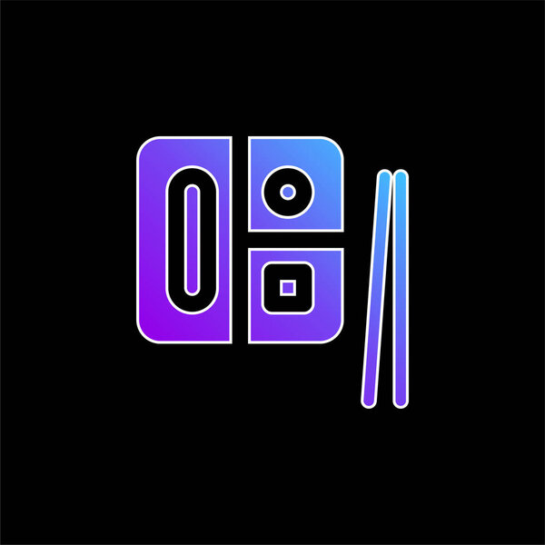 Значок синего градиента