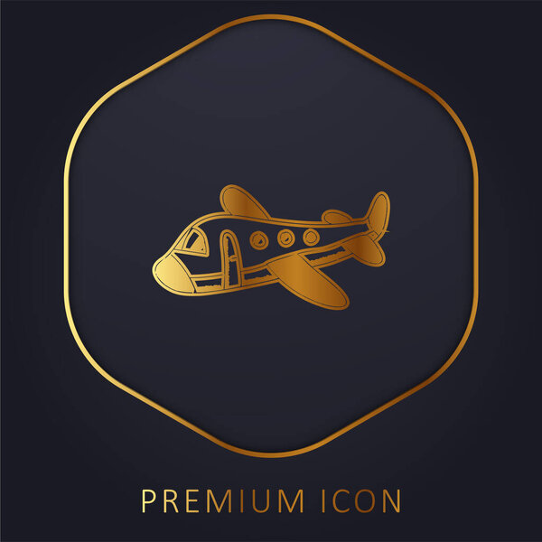 Логотип или иконка золотой линии