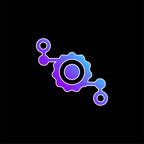 Assembly blue gradient vector icon