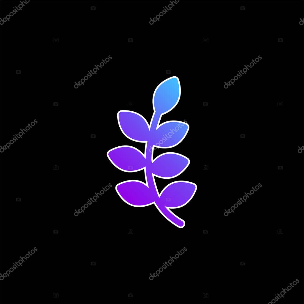 Branch blue gradient vector icon