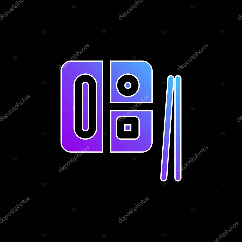 Bento blue gradient vector icon