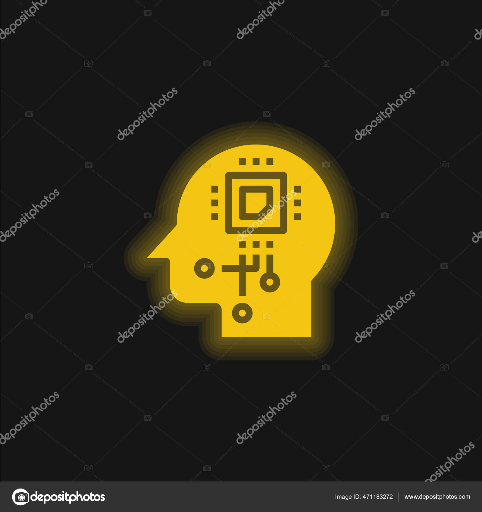 人工知能ストックベクター ロイヤリティフリー人工知能イラスト Depositphotos