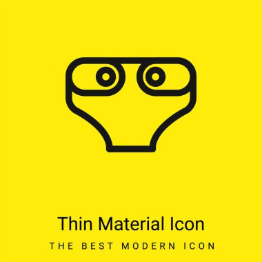 Bebek bezi Taslağı En az sarı malzeme simgesi