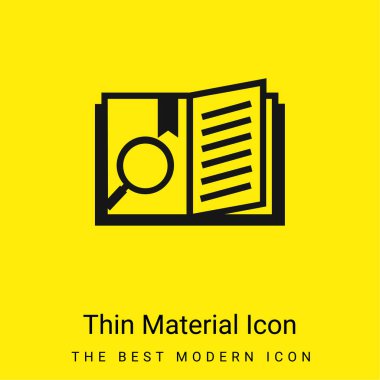 Kitap en az parlak sarı malzeme simgesi
