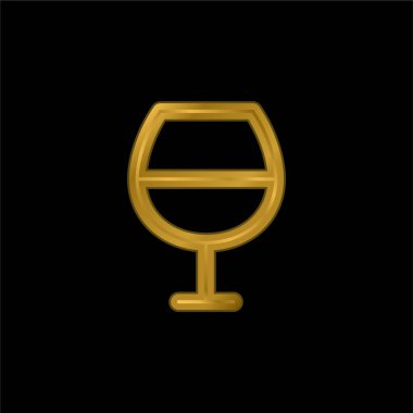 Çubuk altın kaplama metalik simge veya logo vektörü