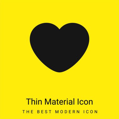 Badoo minimal bright yellow material icon clipart