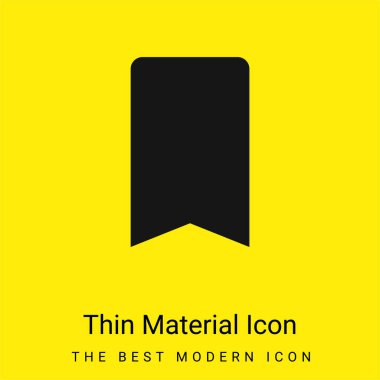 Yer imi en az parlak sarı madde simgesi