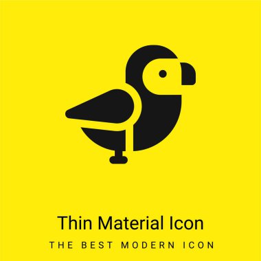 Kuş minimal parlak madde simgesi