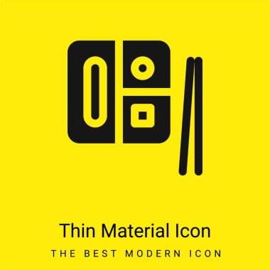 Bento minimal bright yellow material icon clipart