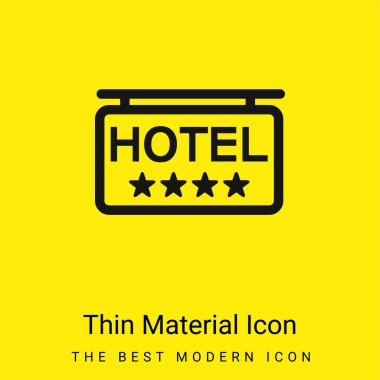 4 Stars Otel Sinyali En az sarı malzeme simgesi