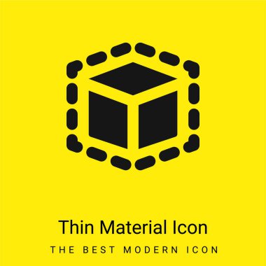 3D Minimum Parlak Madde Simgesi Modelleme