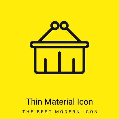 Sepet en az parlak sarı madde simgesi