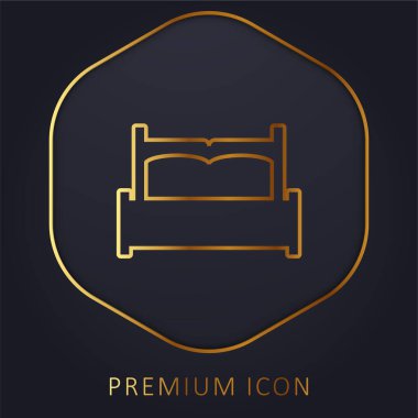 Büyük Cot altın çizgisi logosu veya simgesi