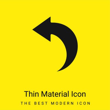 Arrow en az parlak sarı malzeme simgesi
