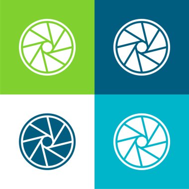 Açık Düz Düz Renk en düşük simge kümesi