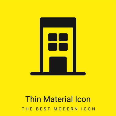 Büyük Bina Asgari Parlak sarı malzeme simgesi