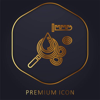 Kan Hücresi Altın Hat prim logosu veya simgesi