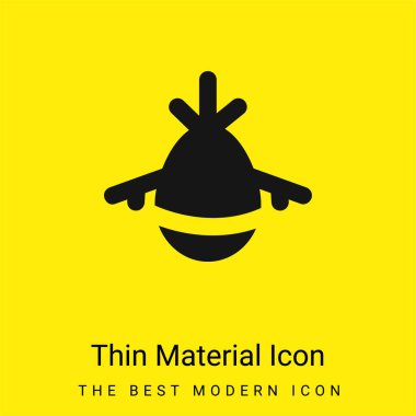 Uçak en az parlak sarı madde simgesi