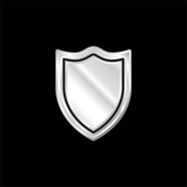 Rozet gümüş kaplama metalik simge