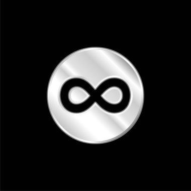 500px gümüş kaplama metalik simge