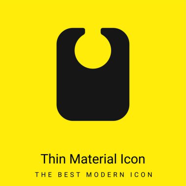 Önlük en az parlak sarı madde simgesi