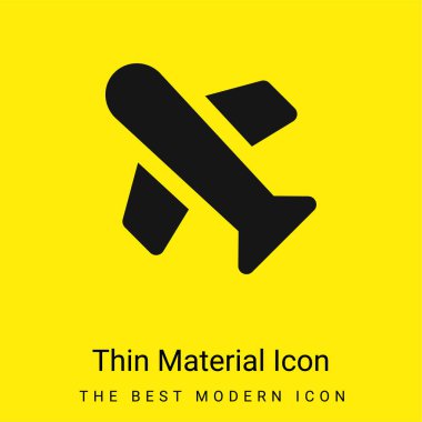 Uçak en az parlak sarı madde simgesi