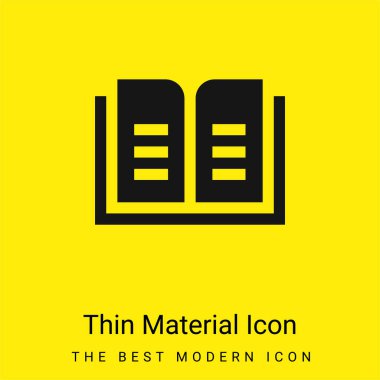 Kitap en az parlak sarı malzeme simgesi
