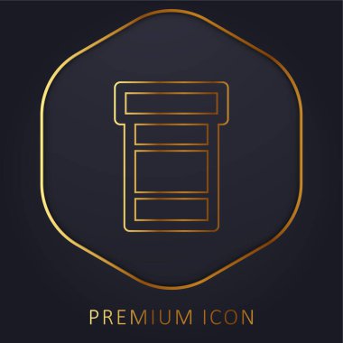 Bir şişe Altın Hat Logosu veya ikonu