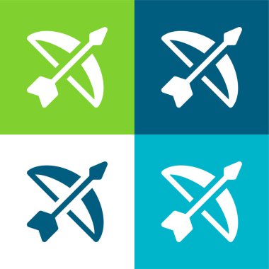 Düz Düz Düz Düz Renk simgesi kümesi