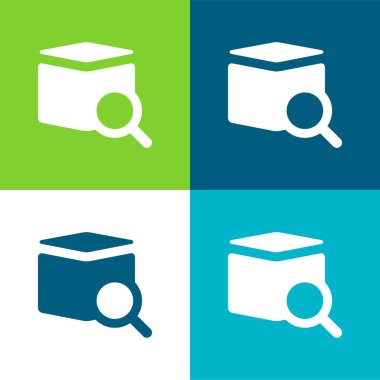 Kutu Düzlüğü 4 renk en küçük simge kümesi