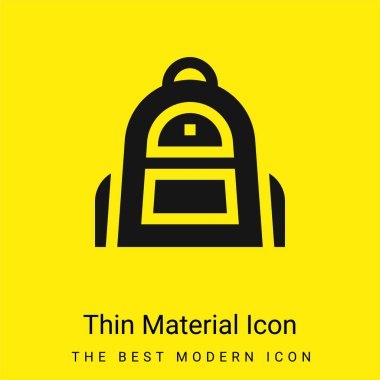 Sırt çantası en az sarı malzeme simgesi