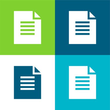 Arşiv Düz Renk en az simge kümesi