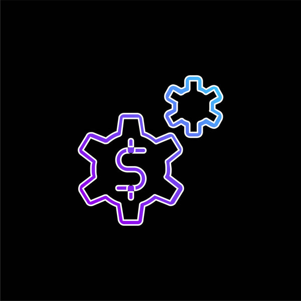 Application blue gradient vector icon