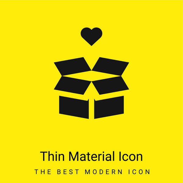 Ярко-жёлтый значок