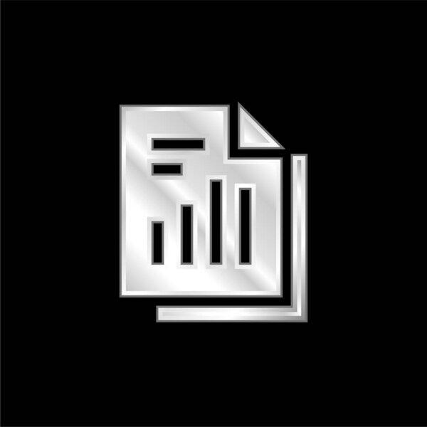 Серебристый металлический значок