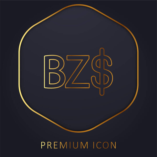 Символ "Золотая линия" Белиз Доллар