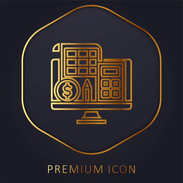 Бухгалтерский логотип или иконка