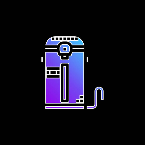 Boiler blue gradient vector icon