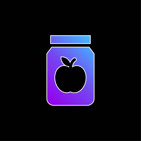 Apple Jam blue gradient vector icon