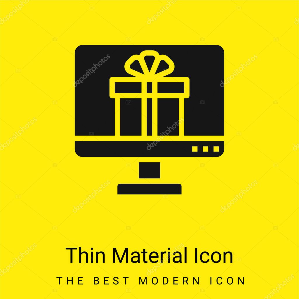 Vector illustration of Application Minimal Bright Yellow 471183944