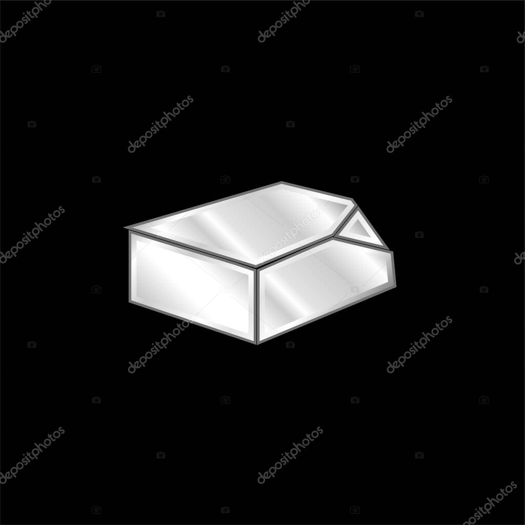 Box Organization Tool silver plated metallic icon