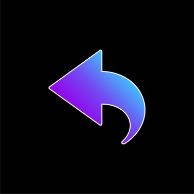 Arka mavi gradyan vektör simgesi