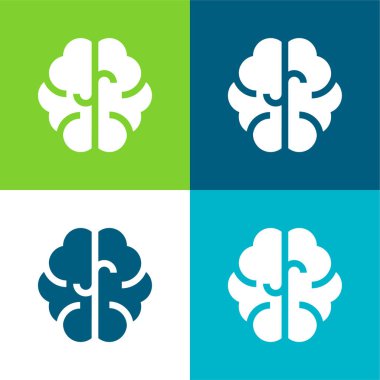 Beyin Düzlüğü 4 renk en küçük simge kümesi