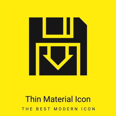 Yedekleme en az sarı madde simgesi