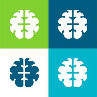 Beyin Düzlüğü 4 renk en küçük simge kümesi